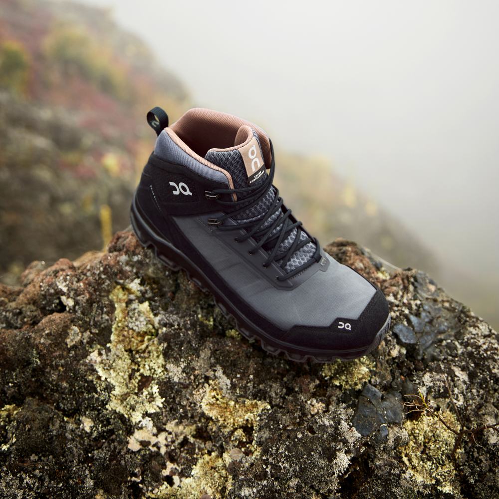 Botas Montaña On Cloudridge Hombre Negros Grises | 36UEKOFXA