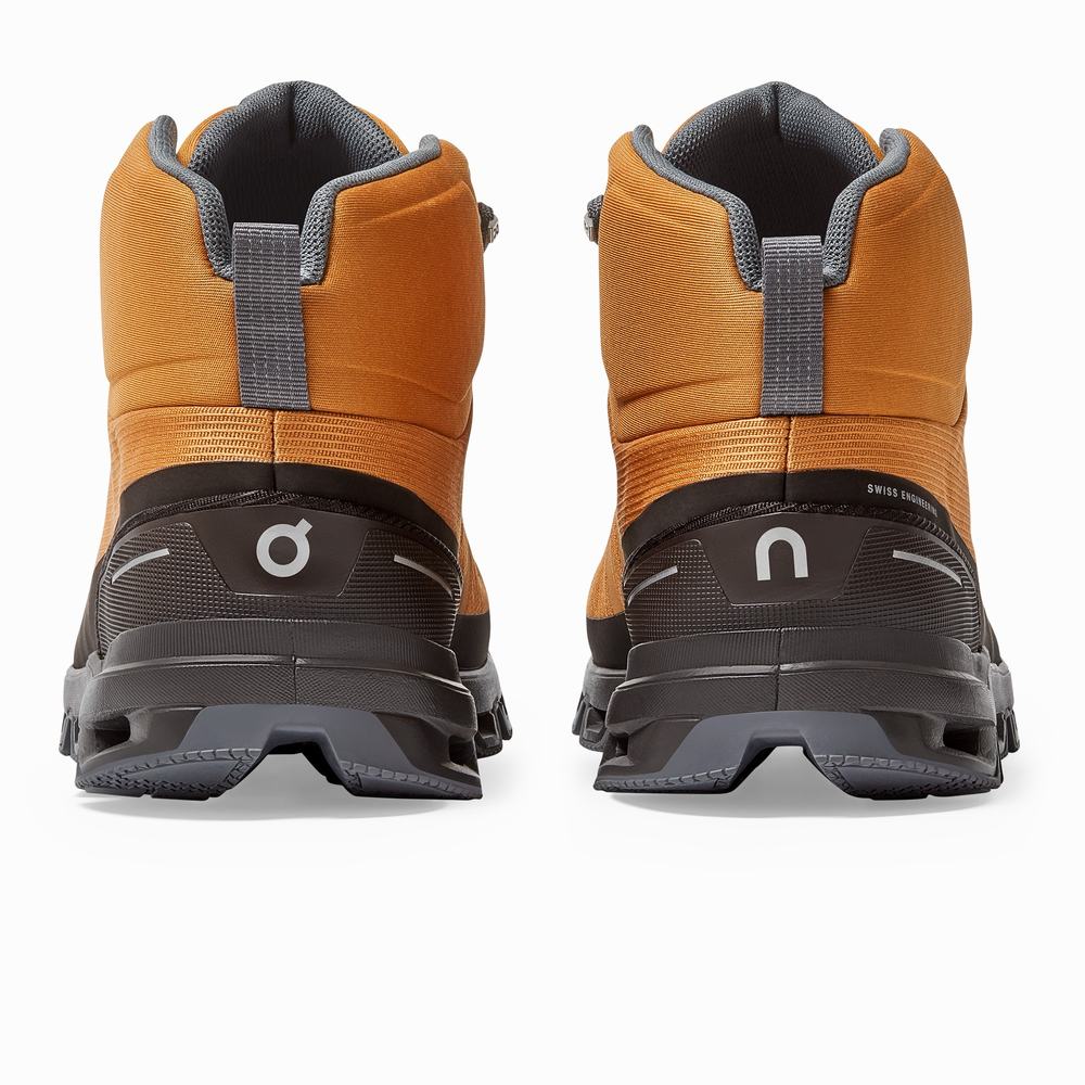 Botas Montaña On Cloudrock Hombre Marrom | 34NDMWJVO