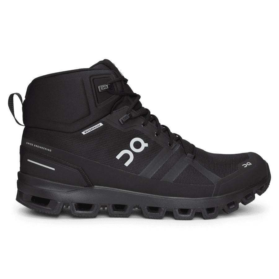 Botas Montaña On Cloudrock Impermeables Hombre Negros | 09PSHEGXJ