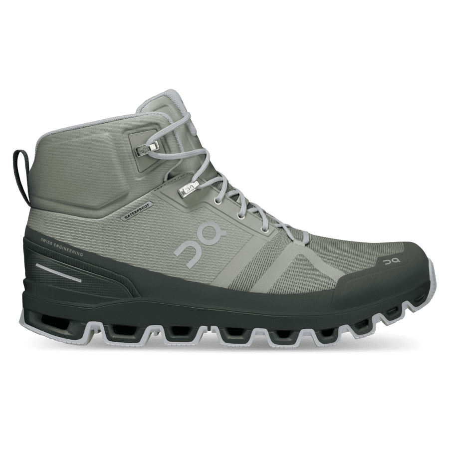 Botas Montaña On Cloudrock Impermeables Hombre Grises | 28FNSWPMC