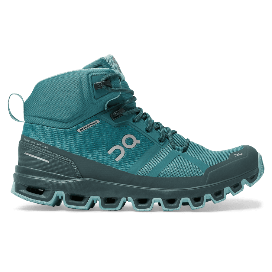 Botas Montaña On Cloudrock Impermeables Mujer Azules Claro | 49BJCMXAG