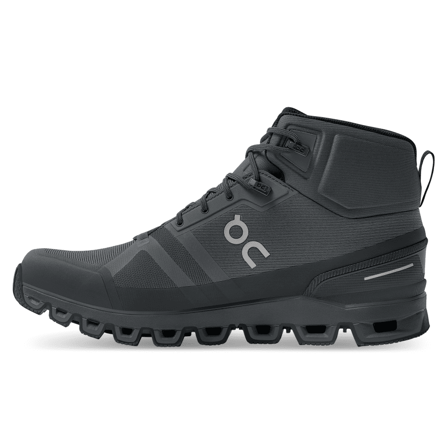 Botas Montaña On Cloudrock Impermeables Hombre Negros | 51BPEJXRF