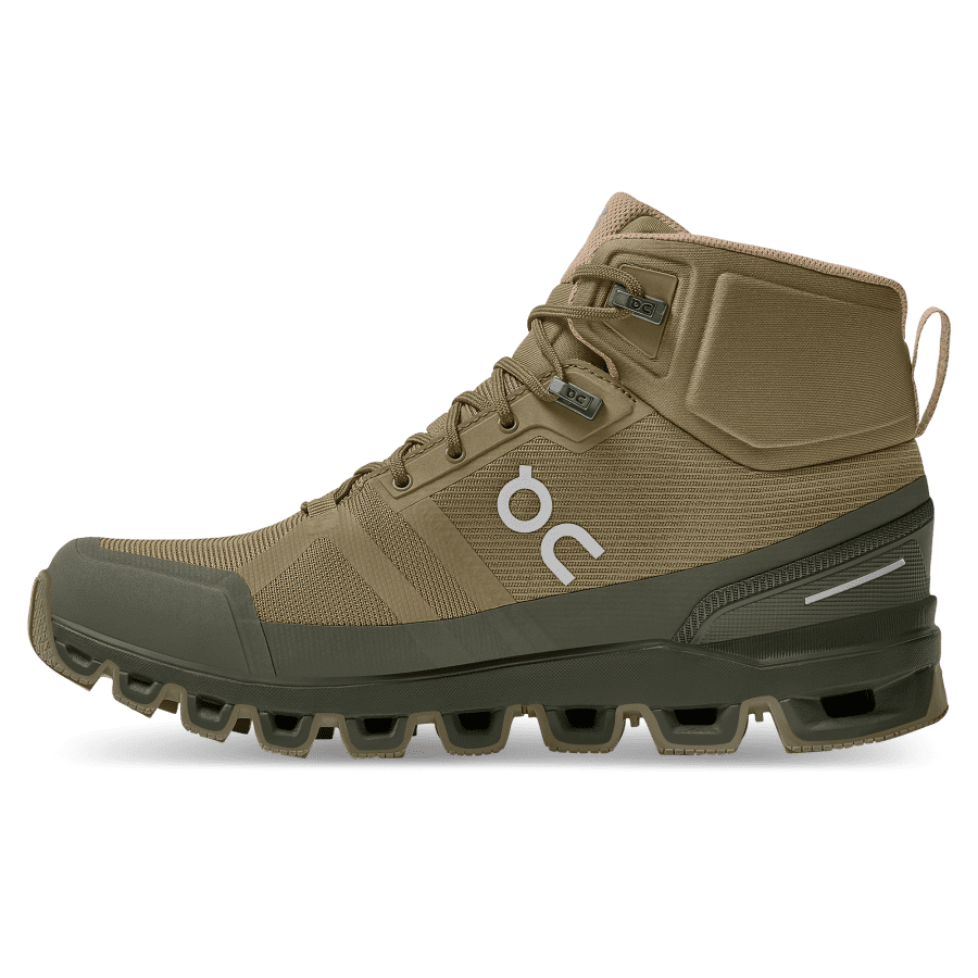 Botas Montaña On Cloudrock Impermeables Mujer Verde Oliva | 58LTEQGDV