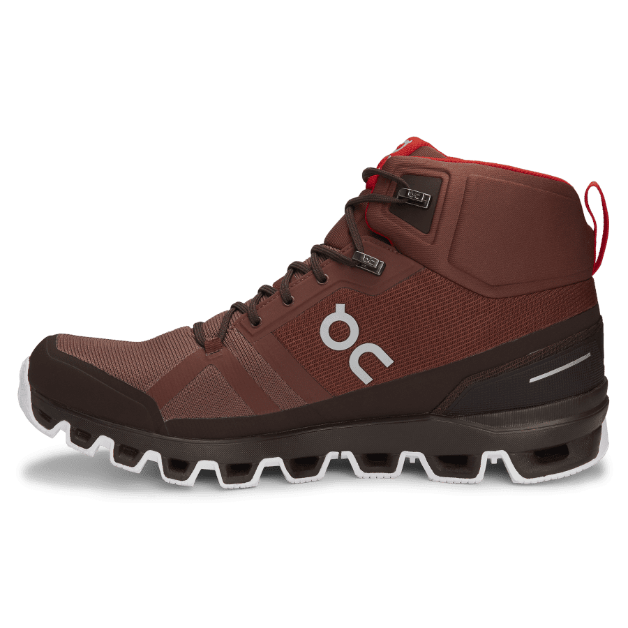 Botas Montaña On Cloudrock Impermeables Hombre Vino Granate Rojos | 69YVCDUWN