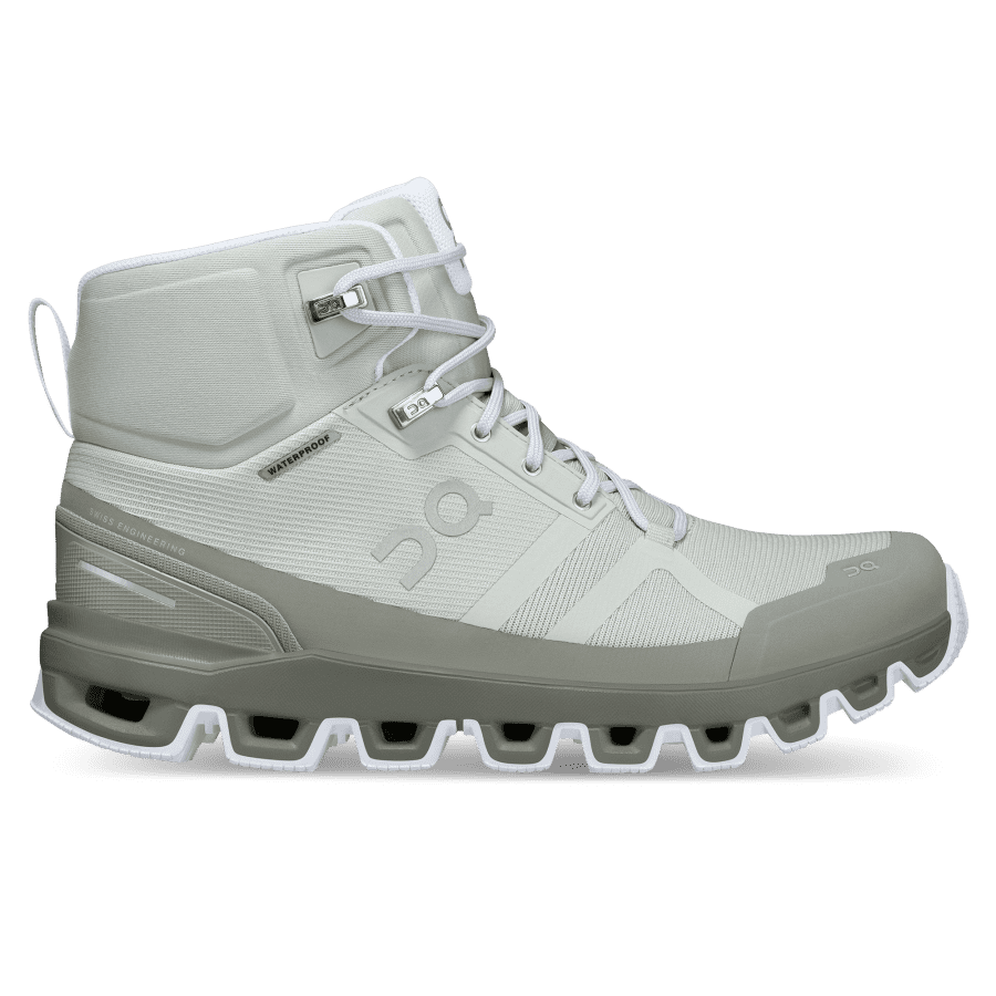 Botas Montaña On Cloudrock Impermeables Mujer Grises | 84AZBNVKF