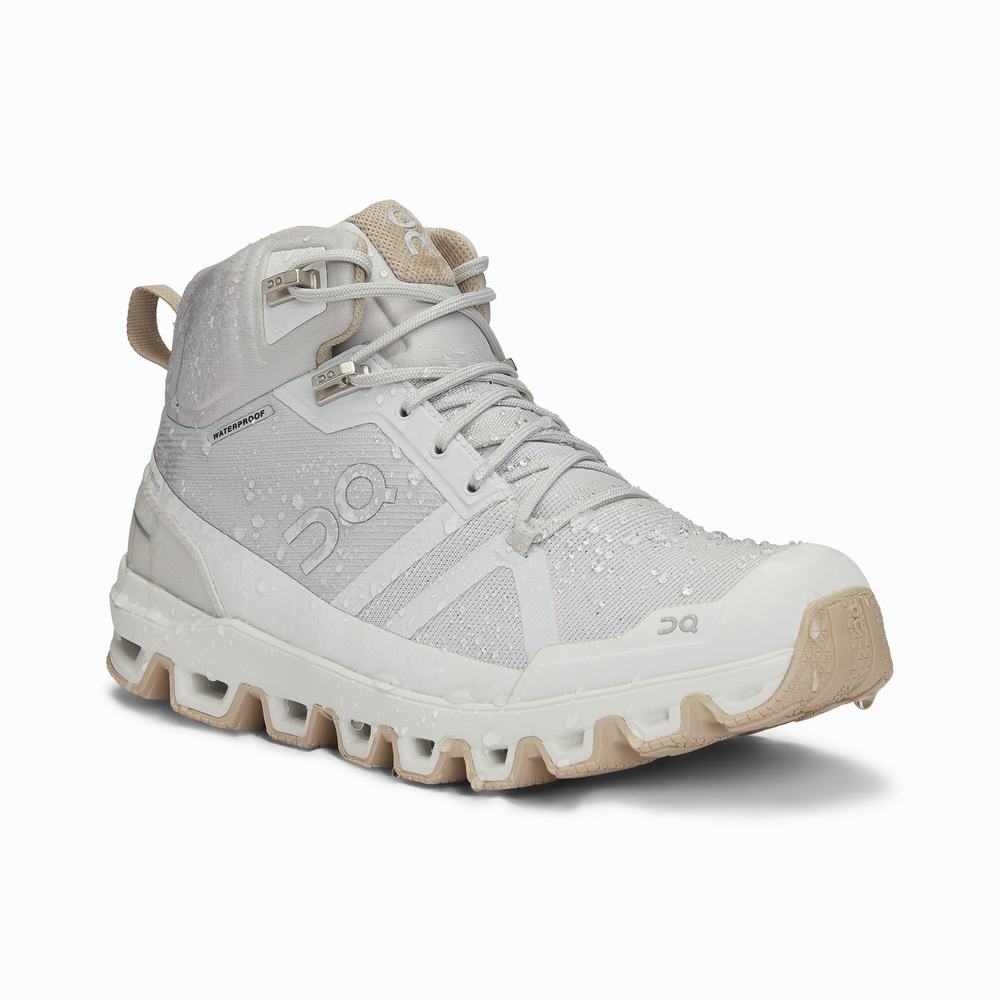 Botas Montaña On Cloudrock Mujer Beige | 08GCNMRIW