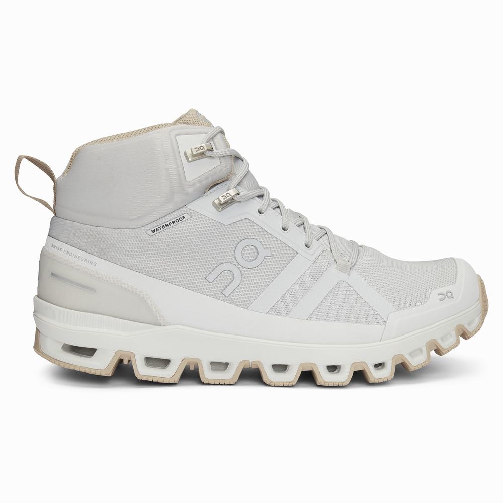 Botas Montaña On Cloudrock Mujer Beige | 08GCNMRIW