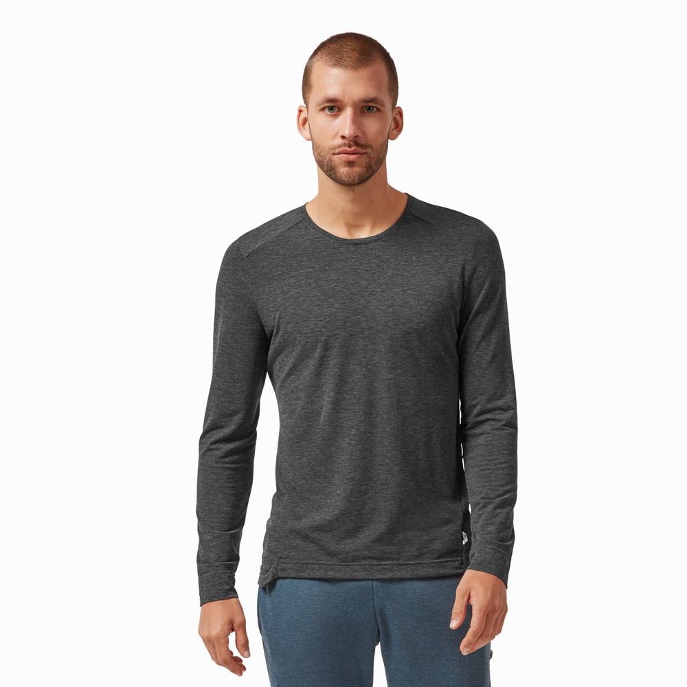 Camiseta On Comodidad Hombre Negros | 59VPJANUX