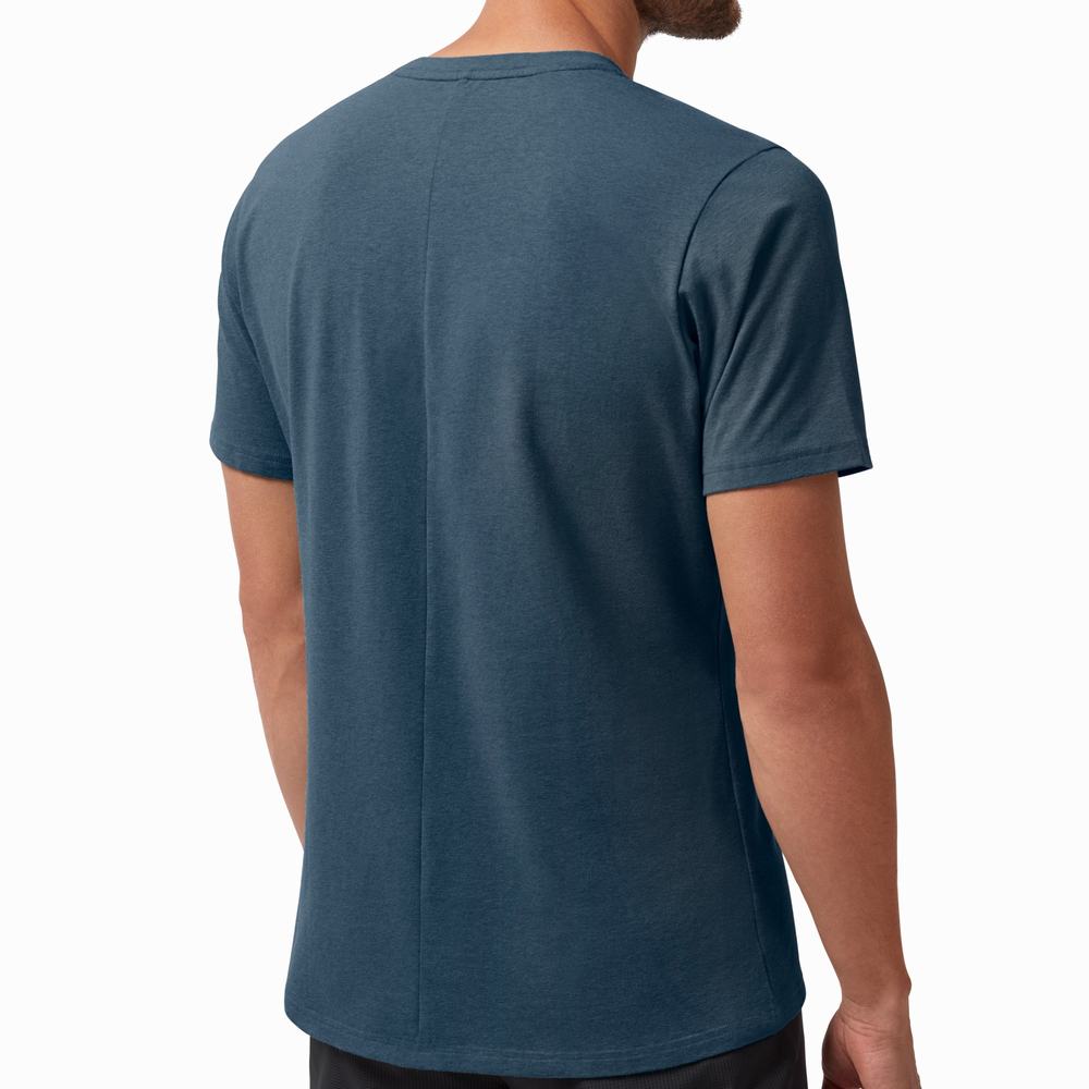 Camiseta On Performance Hombre Azul Marino | 83GNMOKYQ