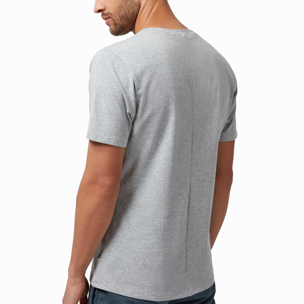 Camiseta On Performance Hombre Grises | 02LGRZKMY