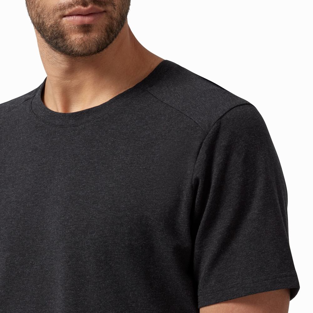 Camiseta On Performance Hombre Negros | 36BQTHXLS