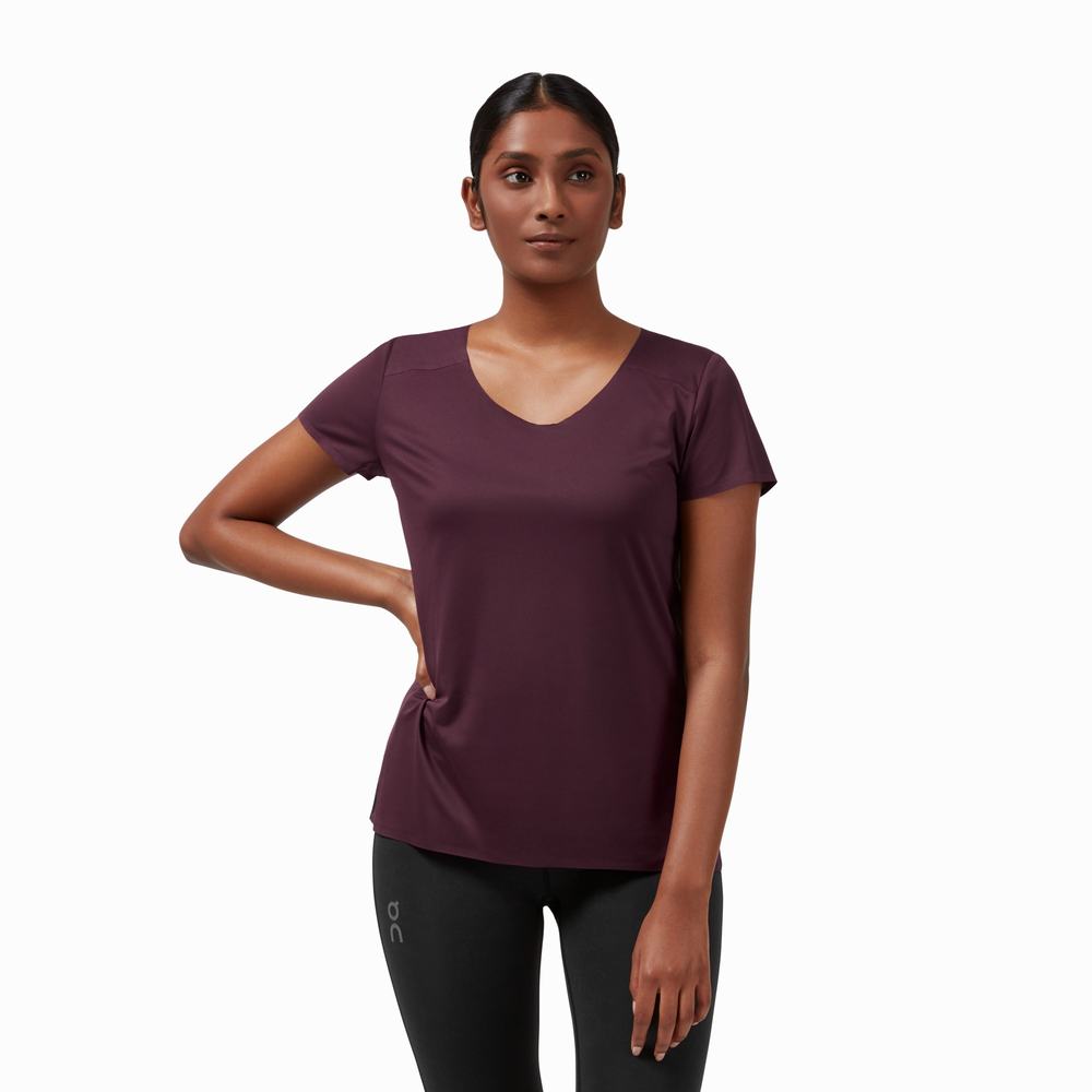 Camiseta On Performance Long Mujer Negros | 75EIAVXGF