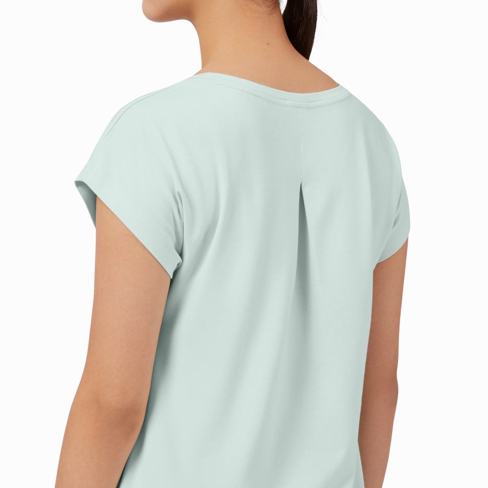 Camiseta On Performance Mujer Verdes | 47ZKFVHJX