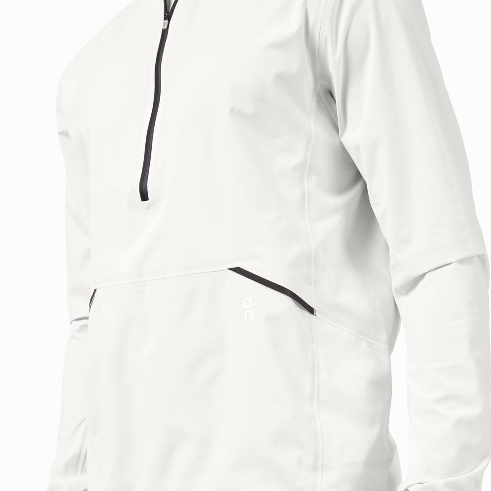 Chaquetas On Impermeables Hombre Blancos | 45SBJQMKN