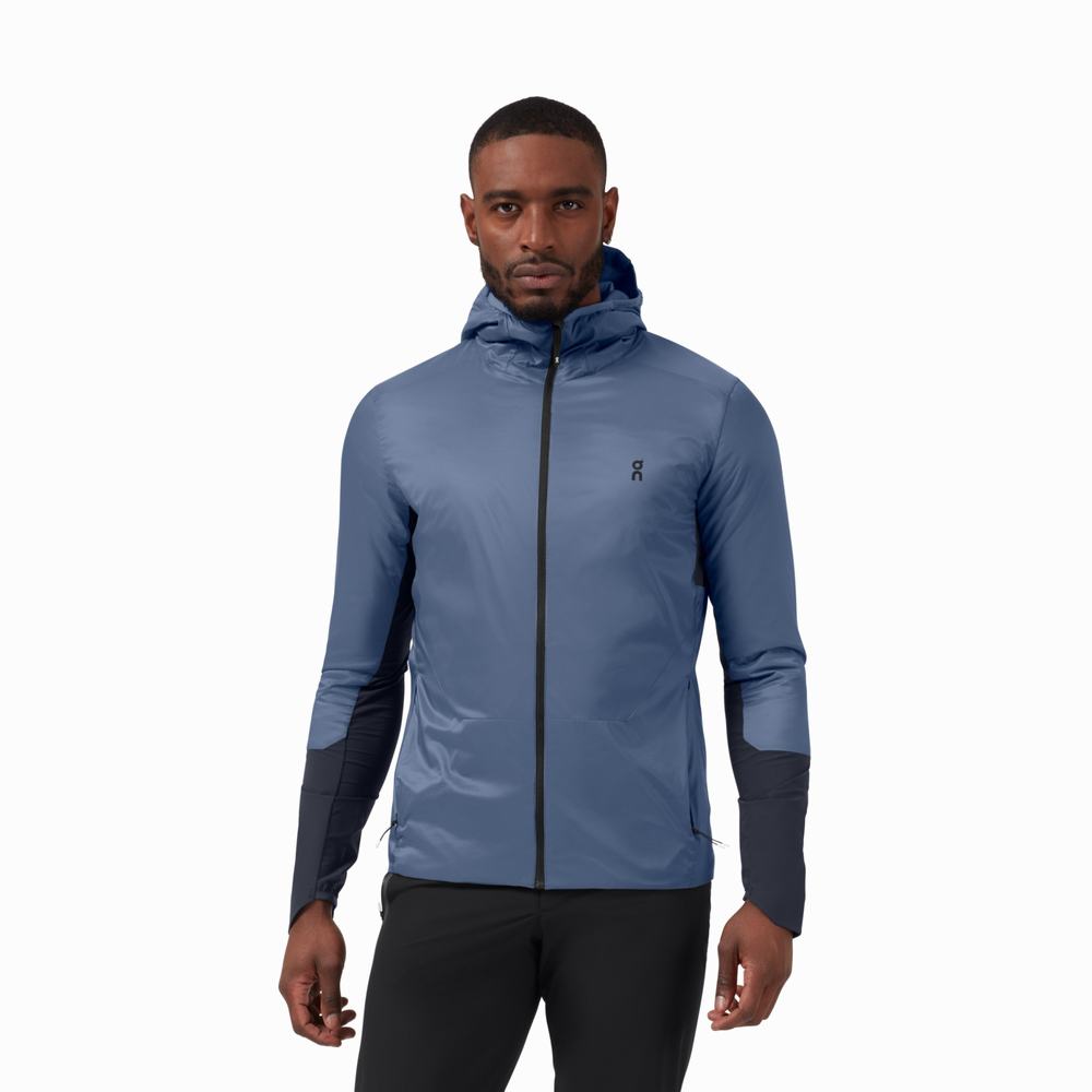 Chaquetas On Insulator Hombre Azul Marino | 70QCGBVPK