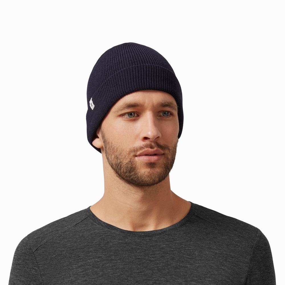 Gorros On Merino Hombre Azul Marino | 09DCTZERV