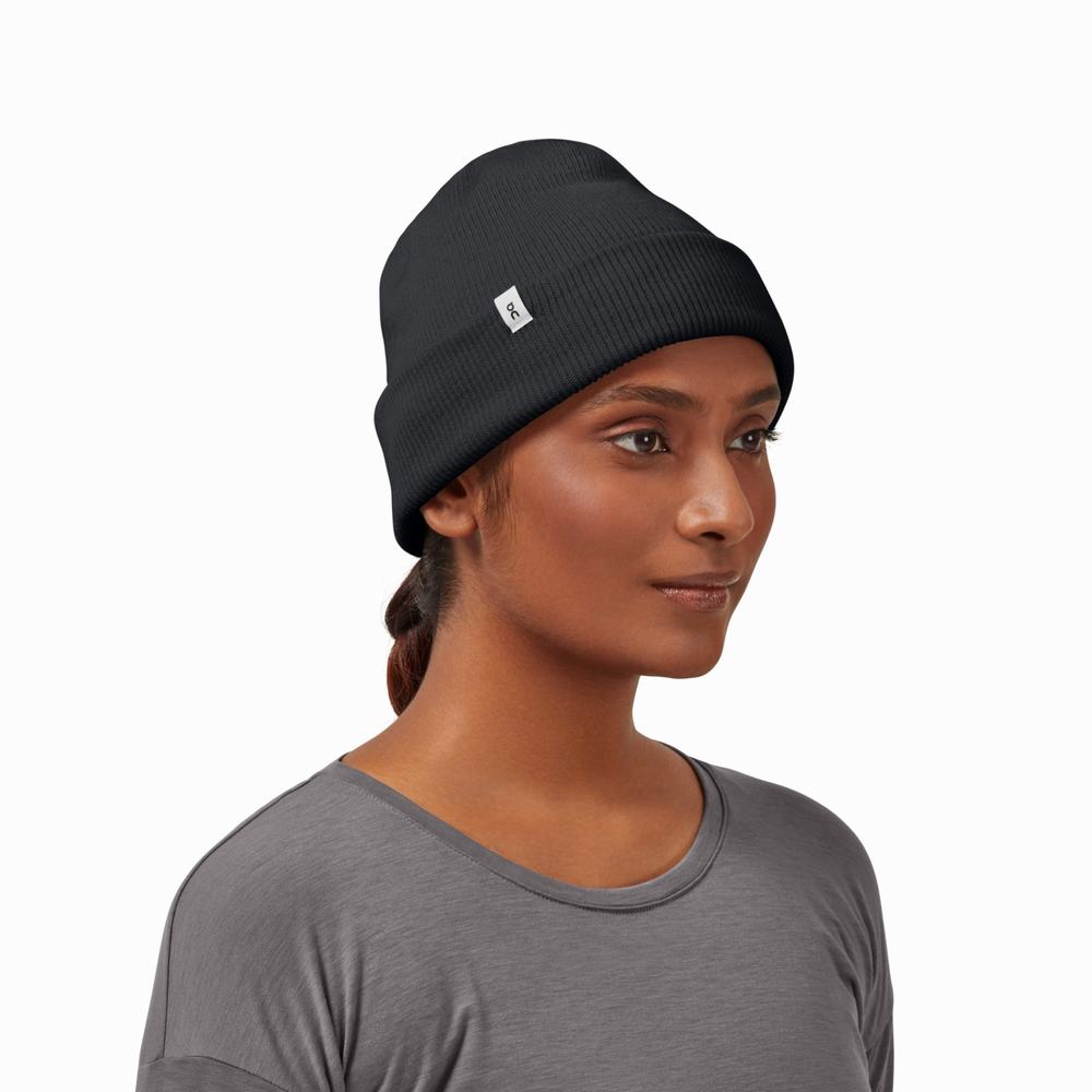 Gorros On Merino Mujer Negros | 82XJUYLIB