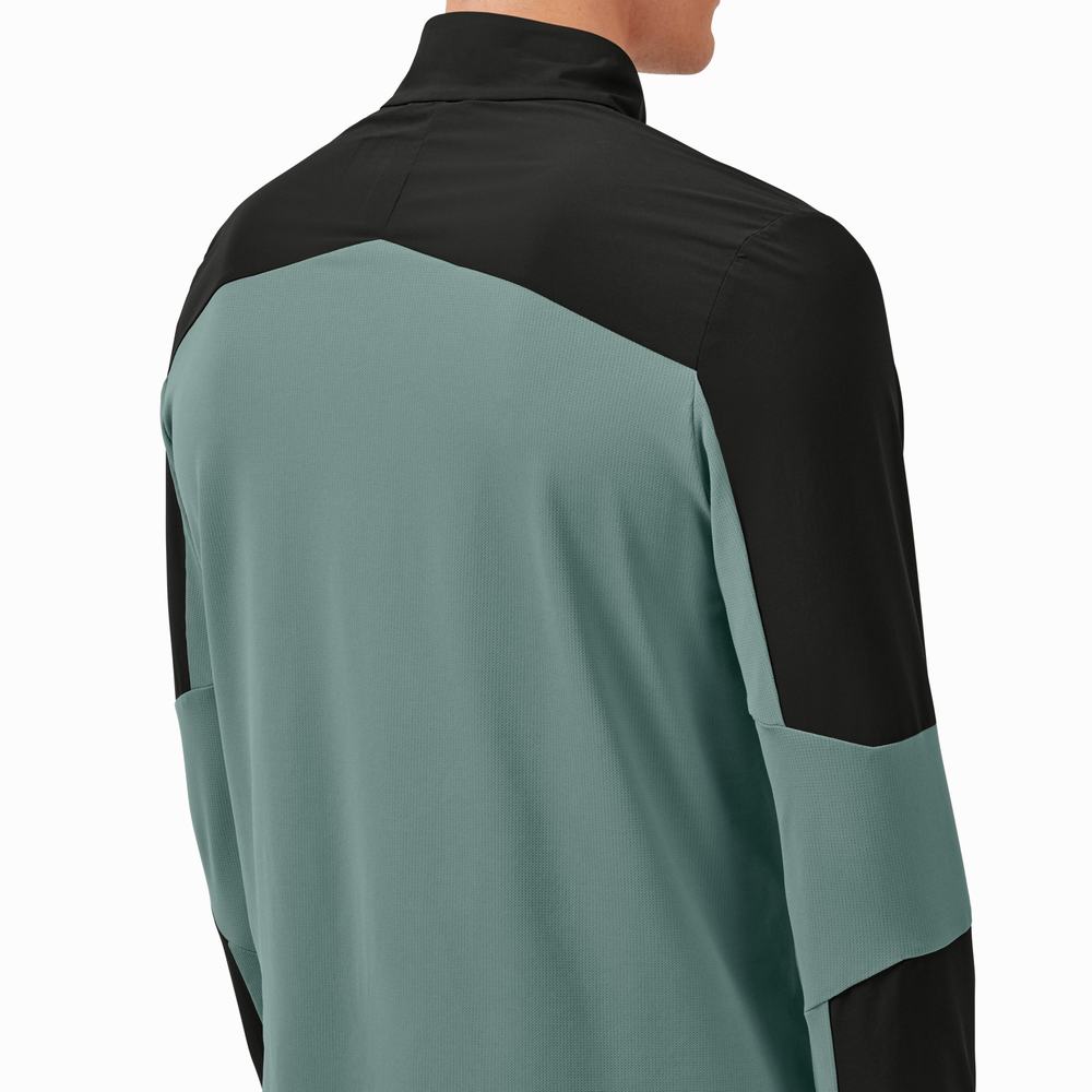 Long Sleeve On Trail Breaker Hombre Negros Verde Oliva | 45EPZXFBK