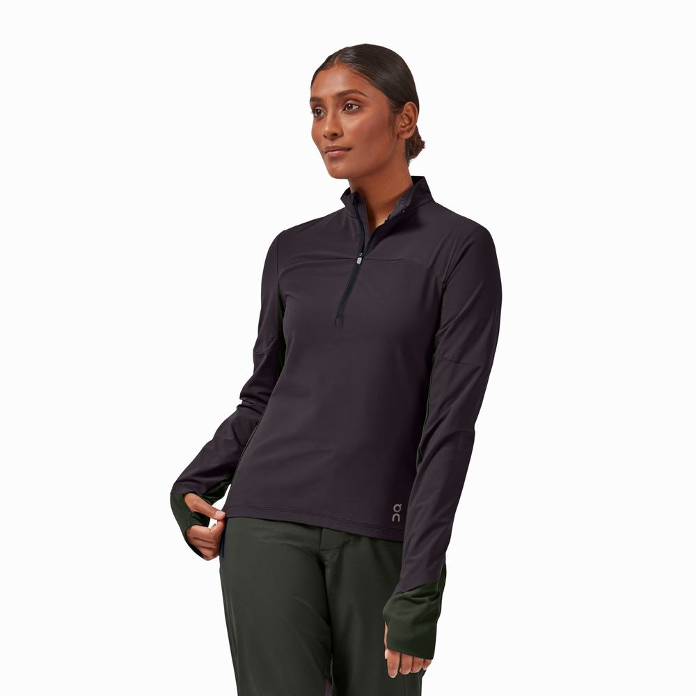 Long Sleeve On Trail Breaker Mujer Azules Verdes | 98LXGQNKC