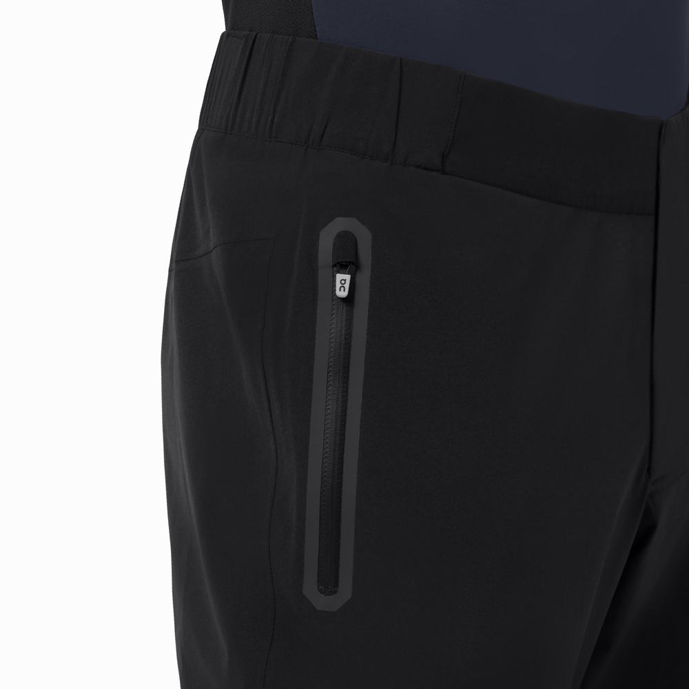 Pantalones De Senderismo On Impermeables Hombre Negros Azul Marino | 46RDYMPZF