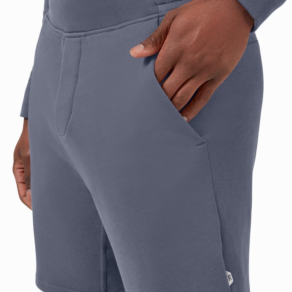 Pantalones Deportivos On Sweat Hombre Azules | 35TAUIXJF