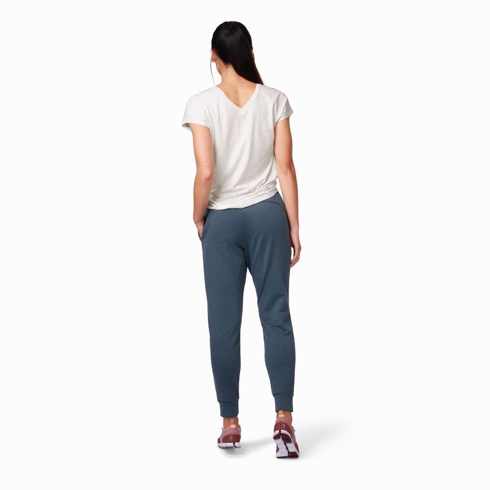 Pantalones Deportivos On Sweat Mujer Azul Marino | 68FICOTUD