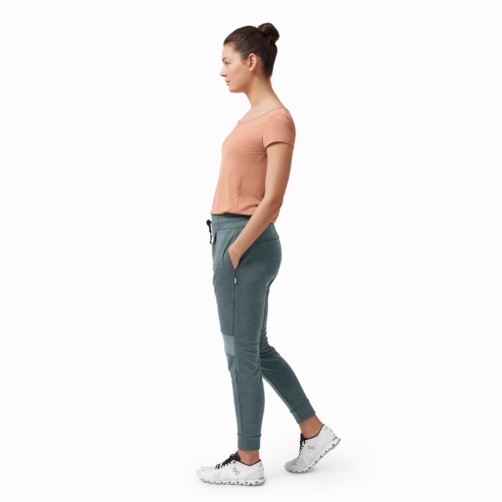 Pantalones Deportivos On Sweat Mujer Verde Oliva | 51YQTBLKG