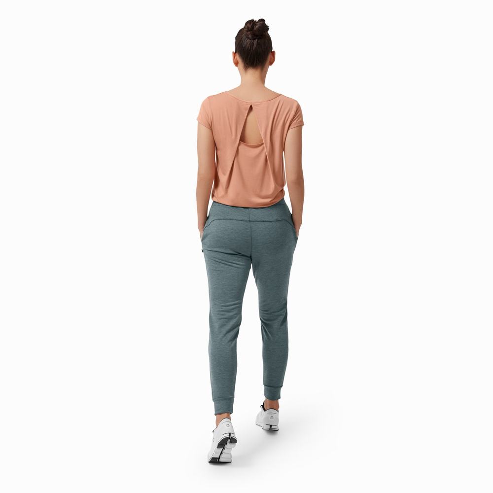 Pantalones Deportivos On Sweat Mujer Verde Oliva | 51YQTBLKG