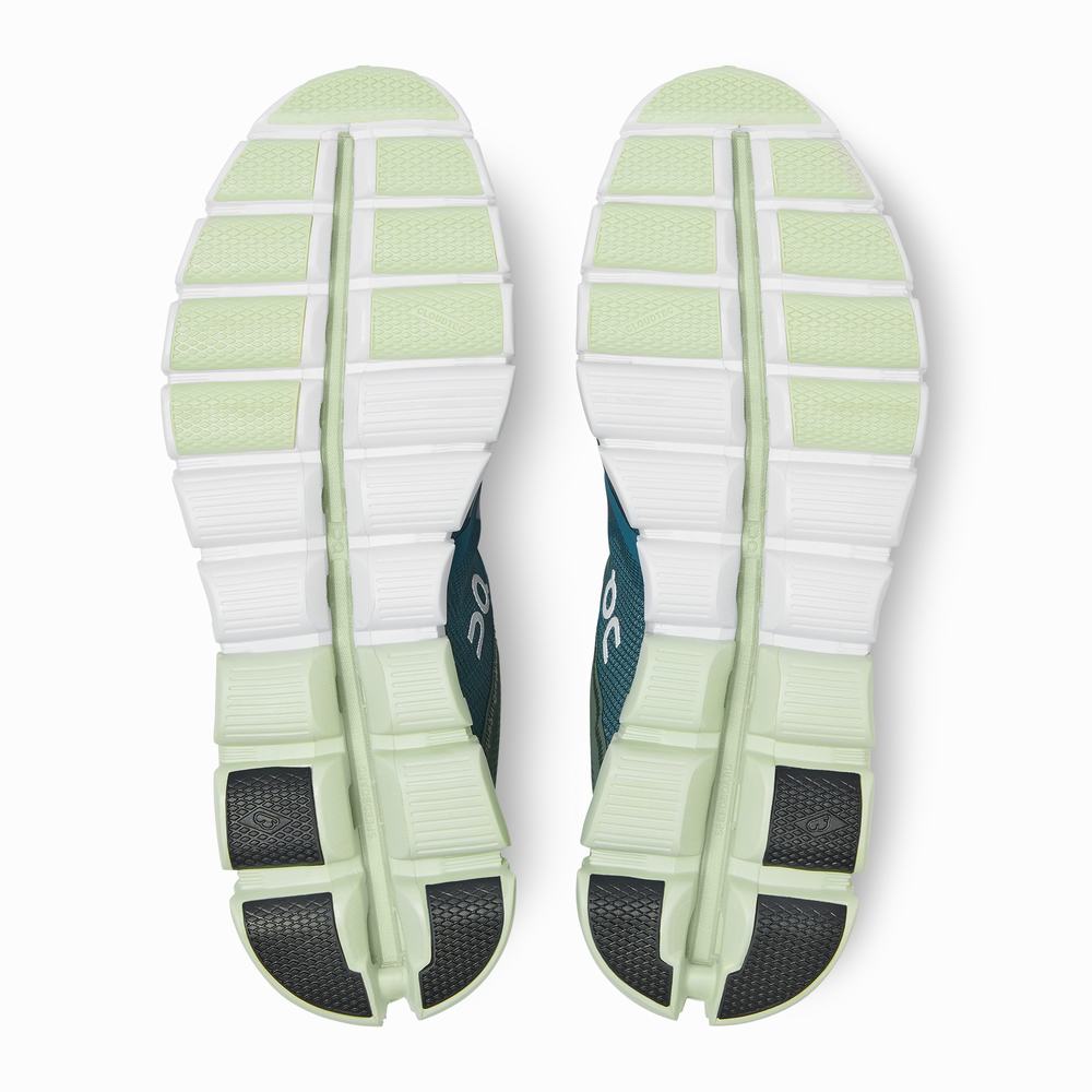 Tenis Carreras On Cloudflow Hombre Verdes Azules | 16KHAUMWB