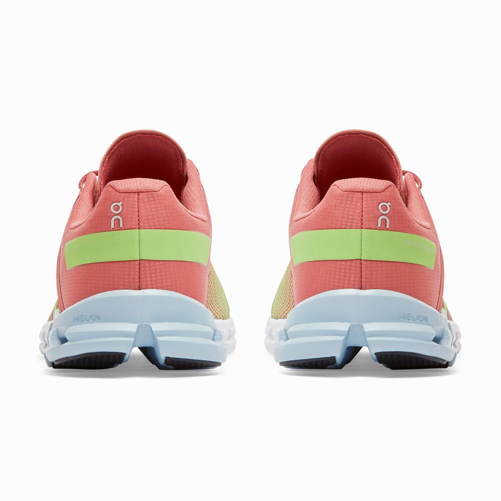 Tenis Carreras On Cloudflow Mujer Verdes Rosas | 52XENWKAY