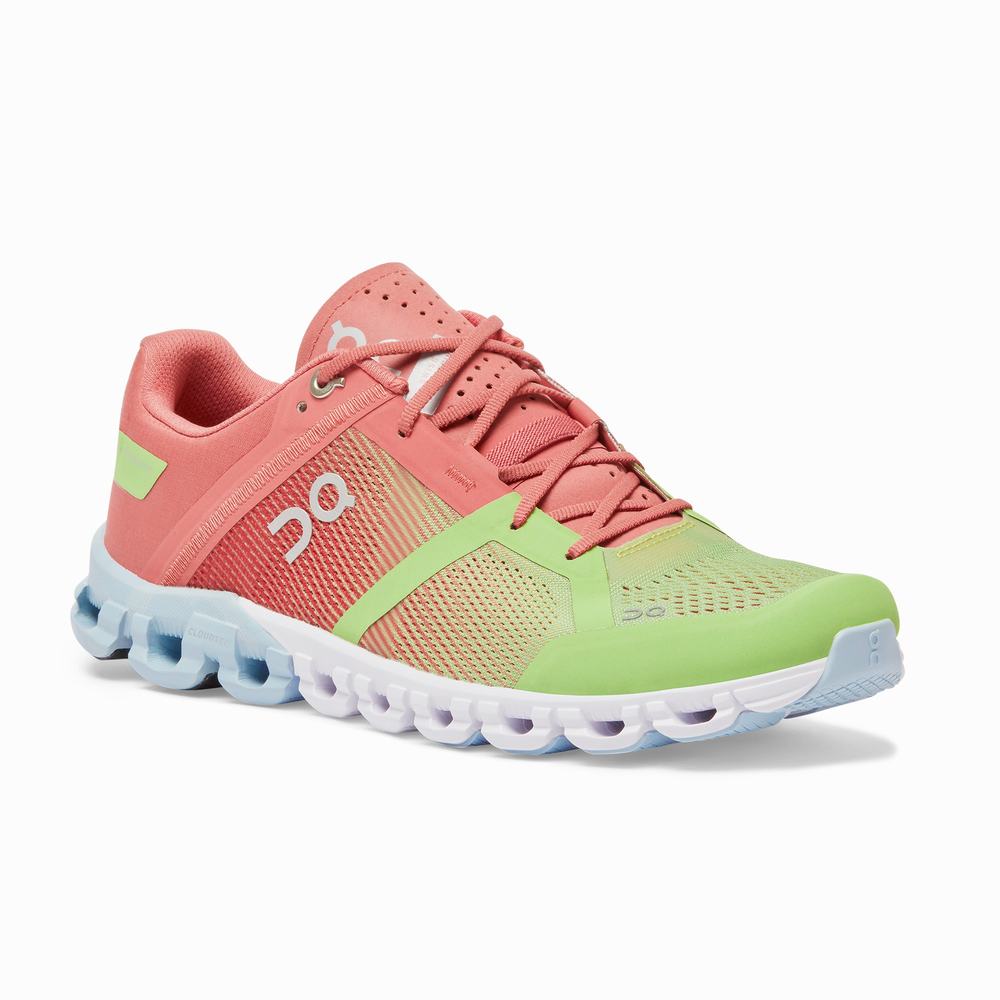 Tenis Carreras On Cloudflow Mujer Verdes Rosas | 52XENWKAY