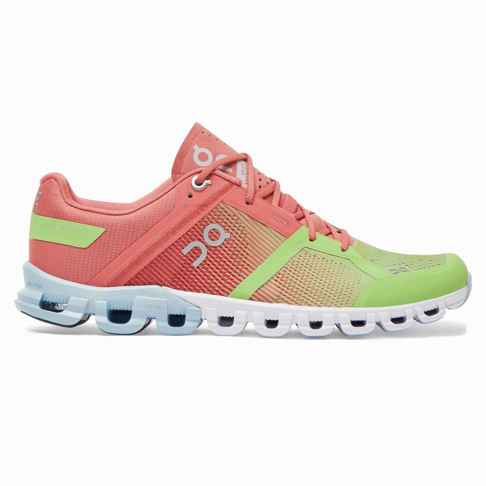 Tenis Carreras On Cloudflow Mujer Verdes Rosas | 52XENWKAY