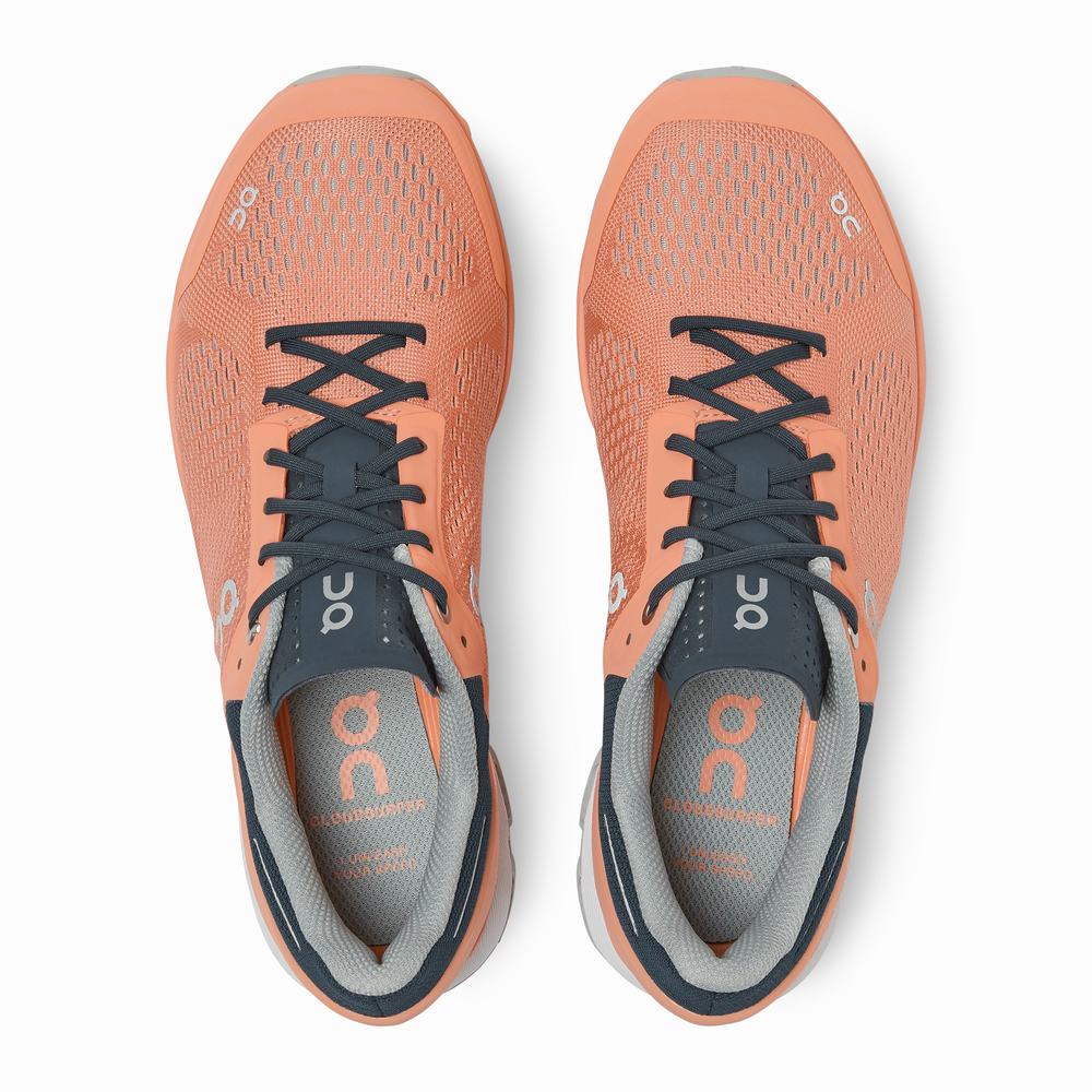 Tenis Deportivos On Cloudsurfer Mujer Coral Azul Marino | 42ZGLMBVO