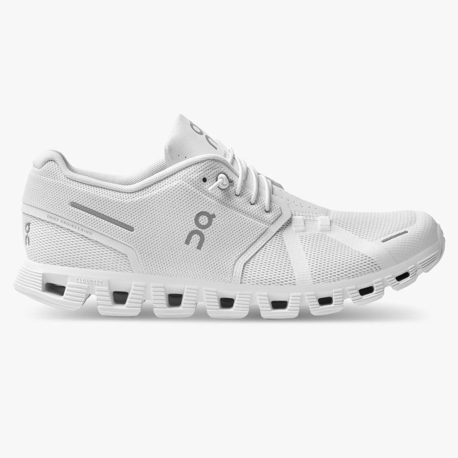 Tenis On Cloud 5 Hombre Blancos | 01NGJRTCS