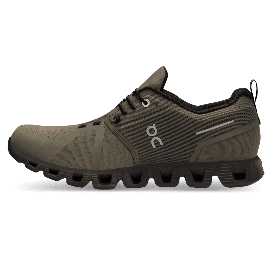 Tenis On Cloud 5 Impermeables Hombre Verde Oliva Negros | 62TGYWBPV