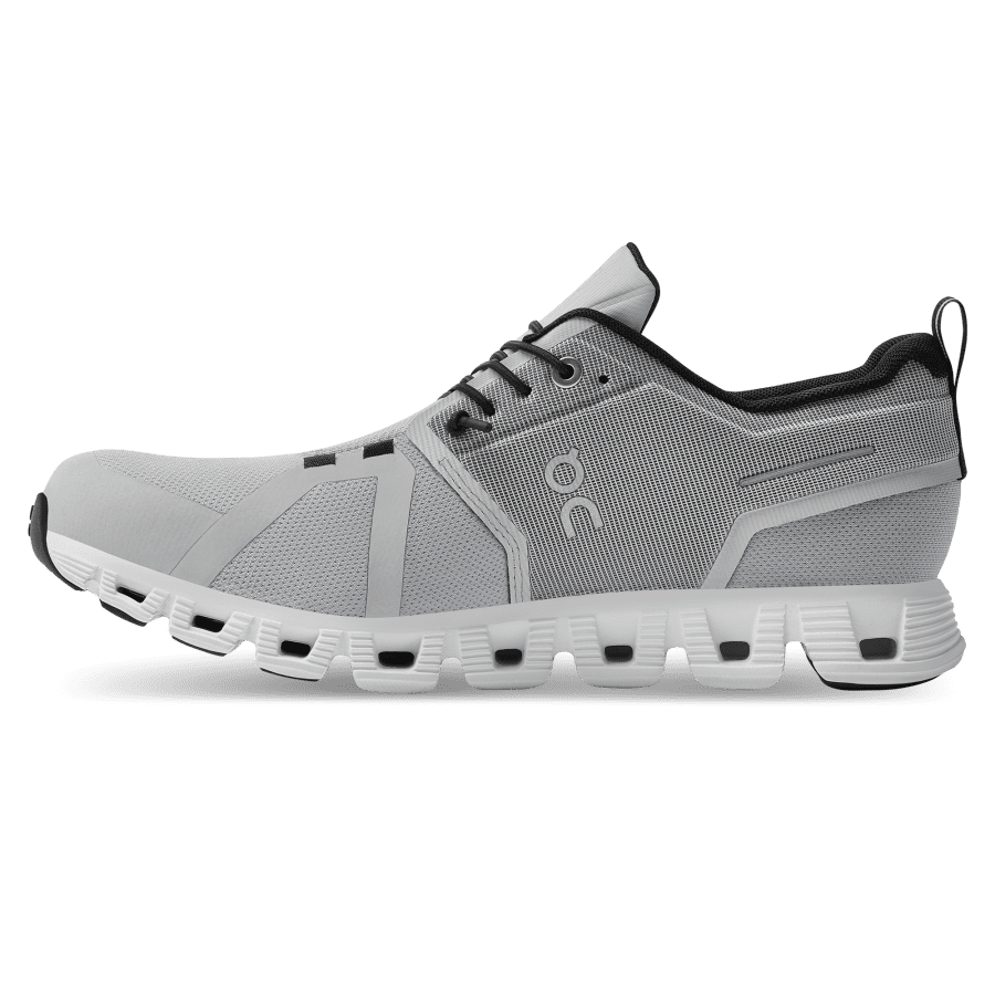 Tenis On Cloud 5 Impermeables Mujer Grises Claro Blancos | 45VTZIMCO