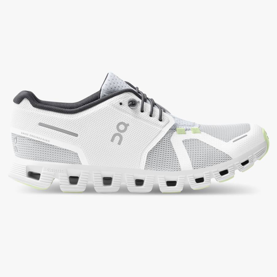 Tenis On Cloud 5 Push Mujer Blancos | 21ERKLQVB