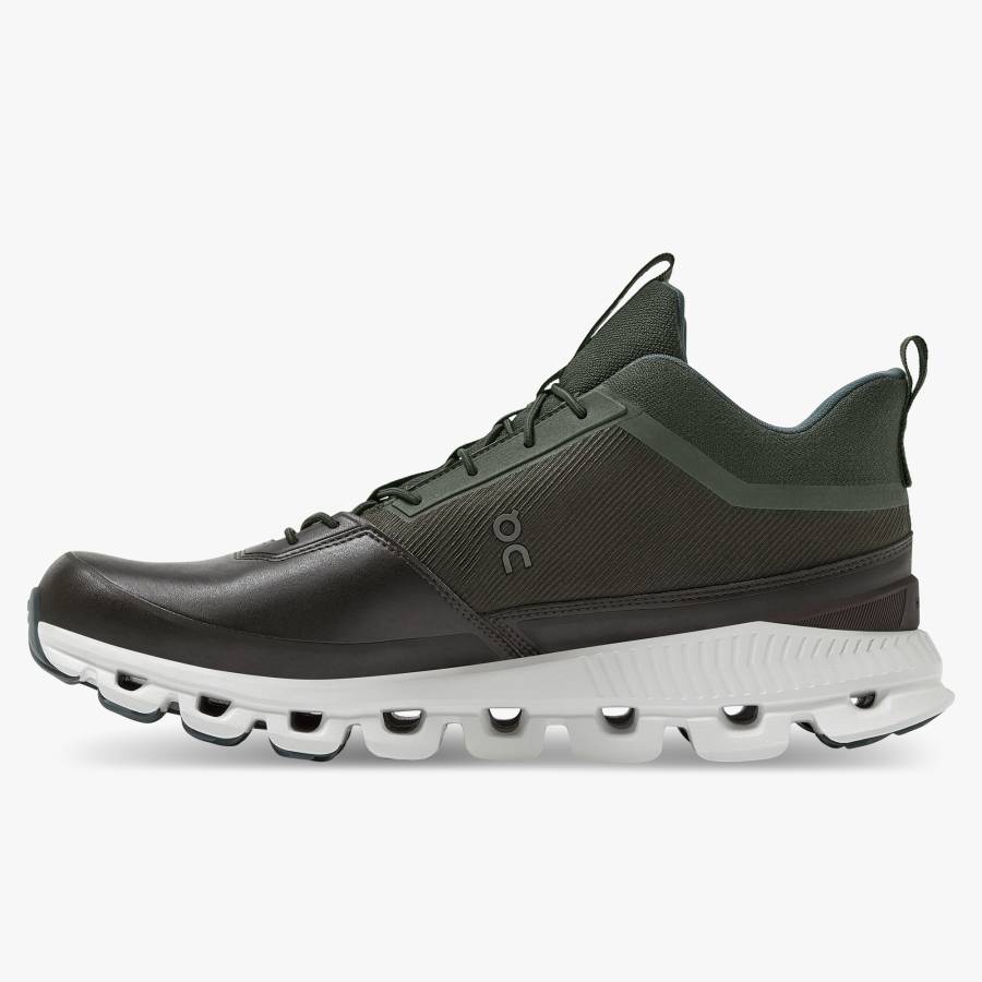 Tenis On Cloud Hi Impermeables Hombre Camuflados Negros | 31GCUDWEX