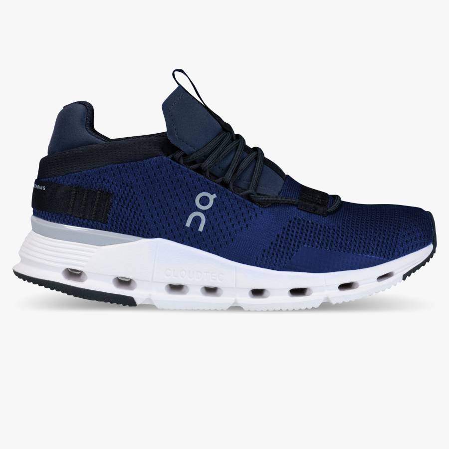 Tenis On Cloudnova Hombre Azul Marino Blancos | 46XZREWVM