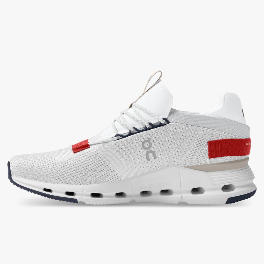 Tenis On Cloudnova Hombre Blancos Rojos | 59LEXCHWG