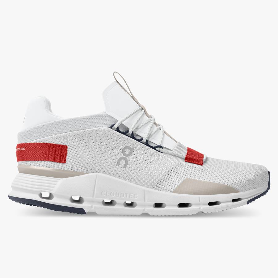 Tenis On Cloudnova Hombre Blancos Rojos | 59LEXCHWG