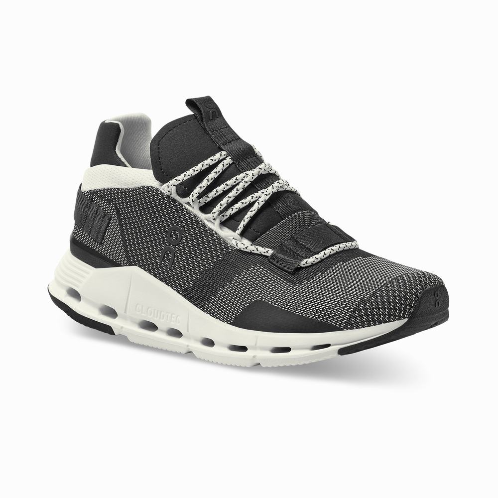 Tenis On Cloudnova Hombre Negros Blancos | 54GVPDYIK