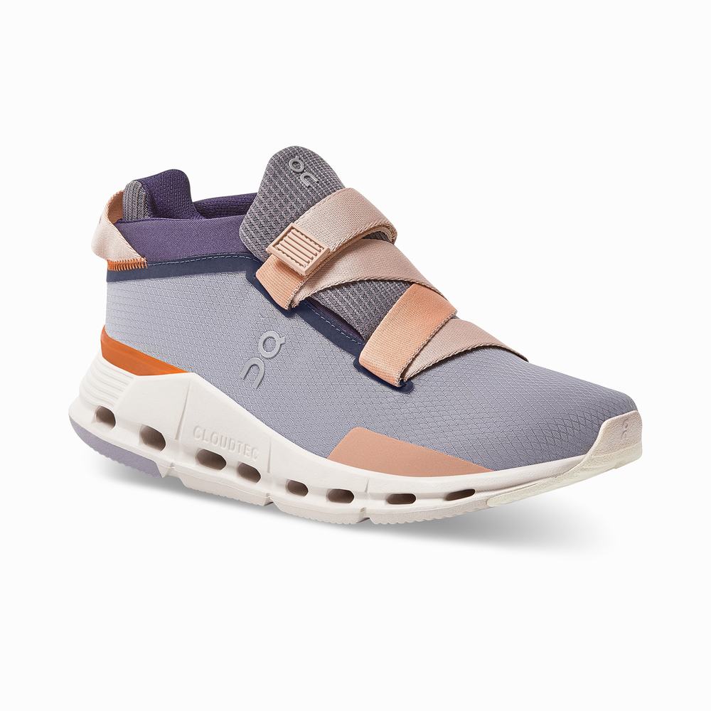 Tenis On Cloudnova Wrap Mujer Plateados | 32EADPHTJ