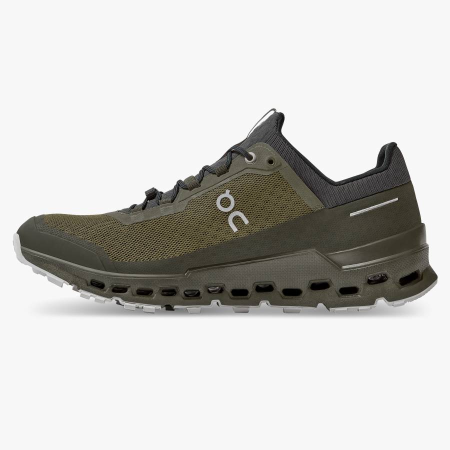 Tenis Para Trail Running On Cloudultra Hombre Verde Oliva | 97LFQRIYS