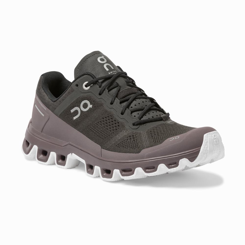 Tenis Para Trail Running On Cloudventure Mujer Grises Morados | 07ZIGRXOT