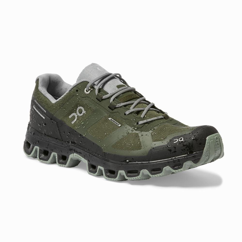 Tenis Para Trail Running On Cloudventure Hombre Verdes | 15DTEZRYJ