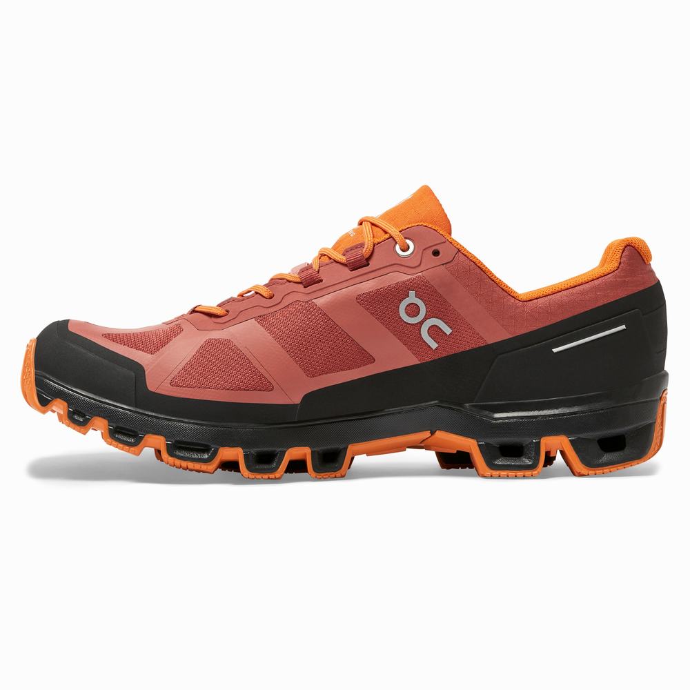 Tenis Para Trail Running On Cloudventure Hombre Rojos Naranjas | 29UWCYHLG