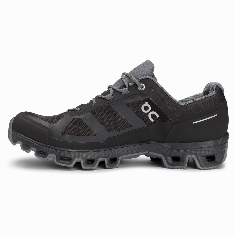 Tenis Para Trail Running On Cloudventure Hombre Negros | 30SHYAGCO