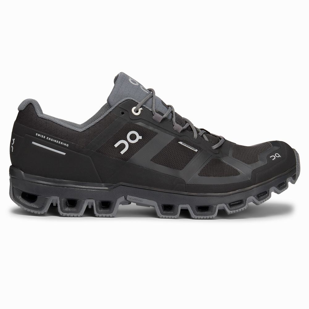 Tenis Para Trail Running On Cloudventure Hombre Negros | 30SHYAGCO