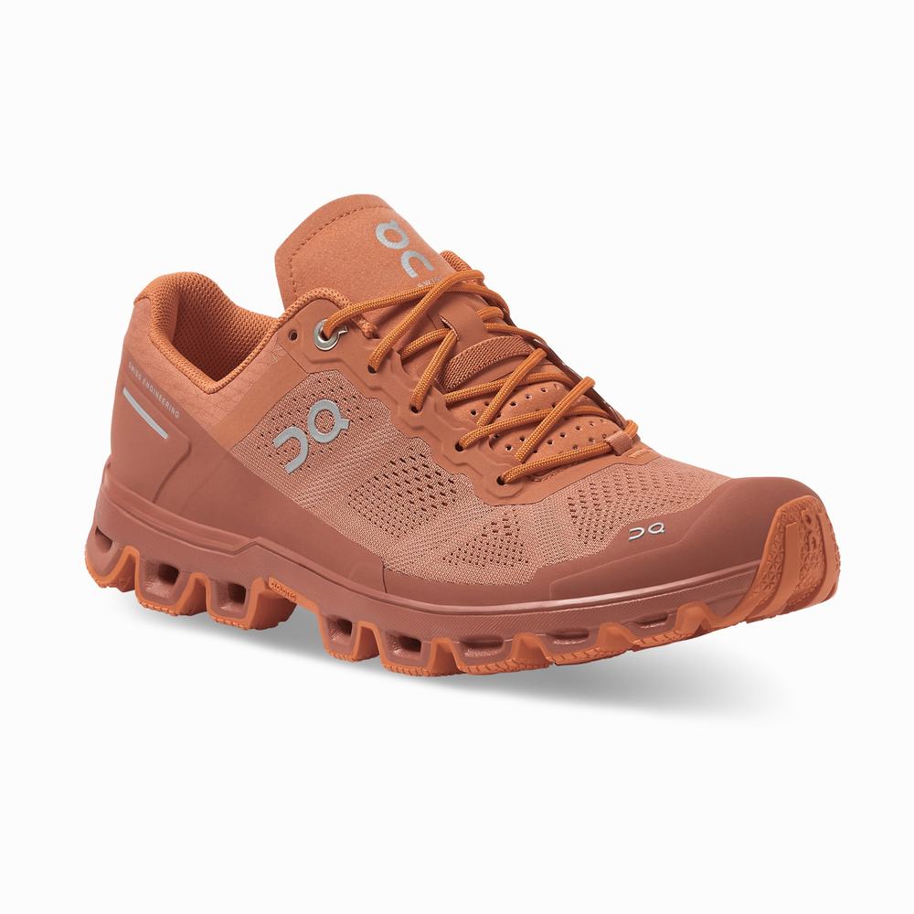 Tenis Para Trail Running On Cloudventure Mujer Grises Naranjas | 36ARHXMBY